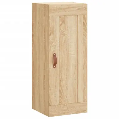 vidaXL Stenska omarica sonoma hrast 34,5x34x90 cm inženirski les