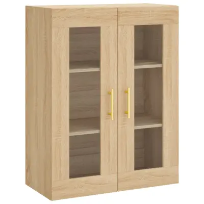 vidaXL Stenska omarica sonoma hrast 69,5x34x90 cm