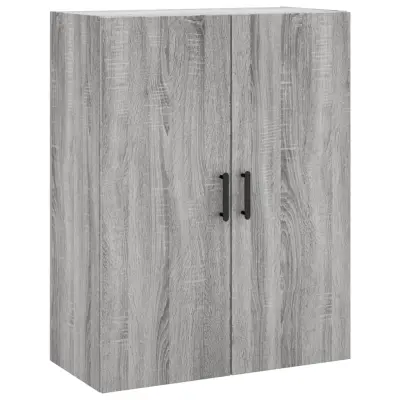 vidaXL Stenska omarica siva sonoma 69,5x34x90 cm