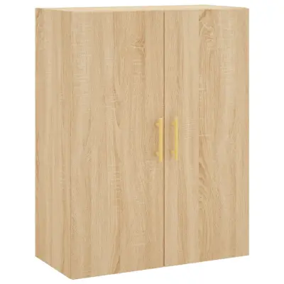 vidaXL Stenska omarica sonoma hrast 69,5x34x90 cm