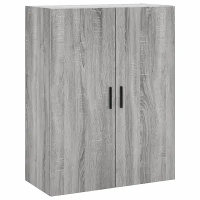 vidaXL Stenska omarica siva sonoma 69,5x34x90 cm