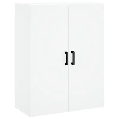 vidaXL Stenska omarica bela 69,5x34x90 cm