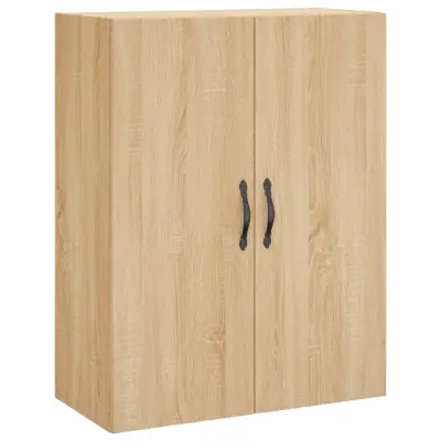 vidaXL Stenska omarica sonoma hrast 69,5x34x90 cm inženirski les