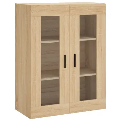 vidaXL Stenska omarica sonoma hrast 69,5x34x90 cm