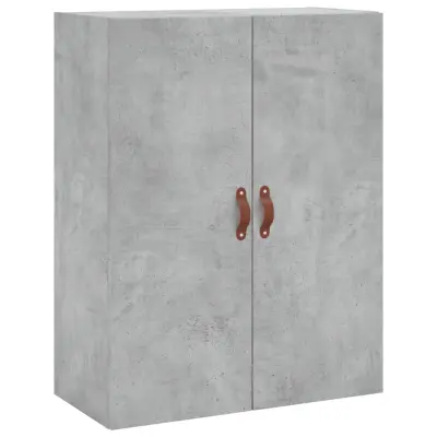 vidaXL Stenska omarica betonsko siva 69,5x34x90 cm