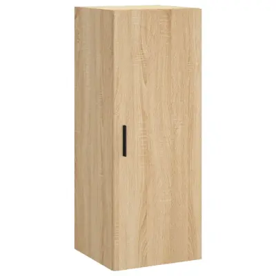 vidaXL Stenska omarica sonoma hrast 34,5x34x90 cm