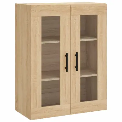 vidaXL Stenska omarica sonoma hrast 69,5x34x90 cm