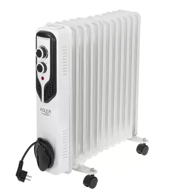 Grelec oljni 11-reber, ADLER AD 7817, 2500W, 3-moči, termostat