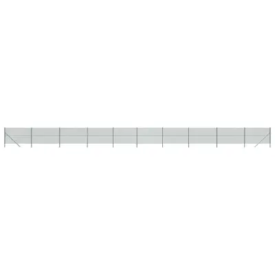 vidaXL Mrežna ograja zelena 1,6x25 m