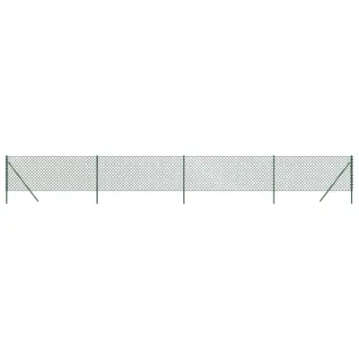 vidaXL Mrežna ograja zelena 1x10 m