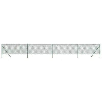 vidaXL Mrežna ograja zelena 1,1x10 m