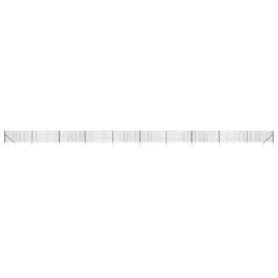 vidaXL Mrežna ograja s konicami za postavitev zelena 1x25 m