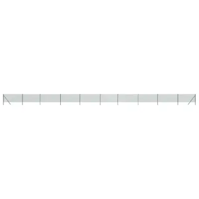 vidaXL Mrežna ograja zelena 0,8x25 m