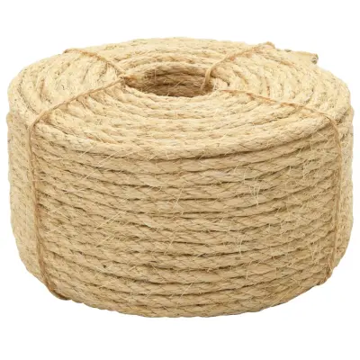 vidaXL Vrv iz 100 % sisala 8 mm 100 m
