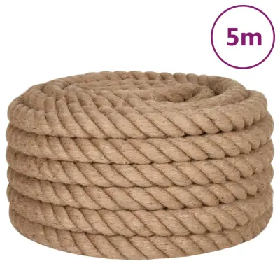 vidaXL Vrv iz jute 5 m dolžina 36 mm debelina