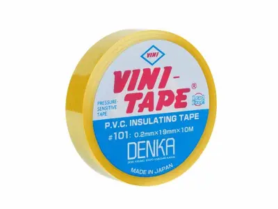 Izolirni trak PVC 0,2mm x 19mm x 10m, rumen