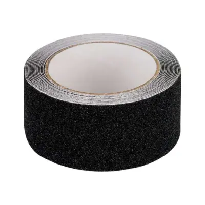 Protizdrsni trak REBEL 0,75 mm x 50 mm x 5 m, črne barve