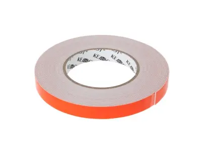 Obojestranski KEMOT pena  lepilni trak, 1mm x 15mm x 10m, bela barva