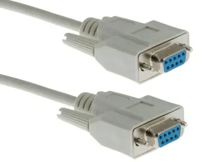 Kabel DB 9 pin M. - M. 2m beli