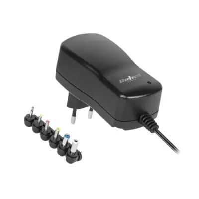 Adapter switch. REBEL,  600mA 3-12V, 6 nastavkov, 7.2W