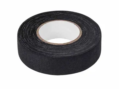 Tekstilni trak PVC 0,1mm x 19mm x 15m, ČRNI