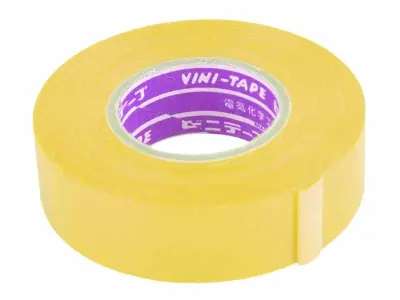 Izolirni trak PVC 0,13mm x 19mm x 20m, rumen