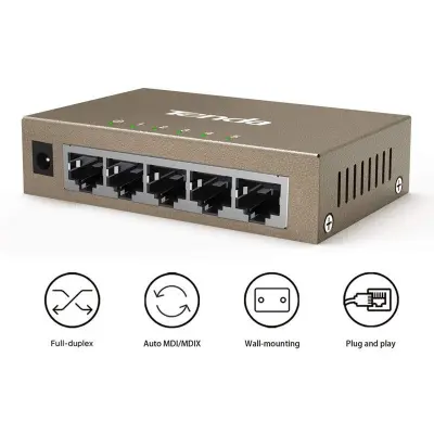 Switch TENDA TEG1005D, 5-portni, 10/100Mb/1000Mb/s