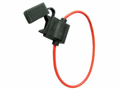 Nosilec za srednje avto varovalke za kabel, 20mm, 16AWG 1,3mm2, 5,9A
