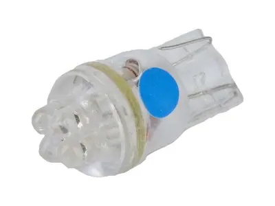 Žarnica T10-4LED 12V modra