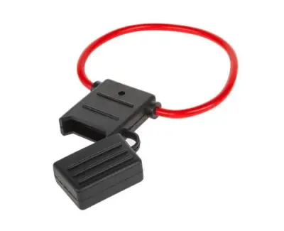 Nosilec za velike avto varovalke za kabel, 30mm, 10AWG, maks. 80A