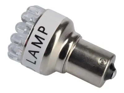 Žarnica S25 - 19LED 12V bela