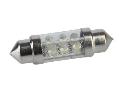 Žarnica T10*36 - 6LED 12V bela