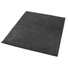 430238 Kleine Wolke Bath Rug "Kansas" 55x65cm Anthracite Grey