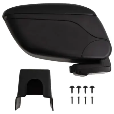 vidaXL Naslon za roke za avto črn 13x31x(31-44) cm ABS