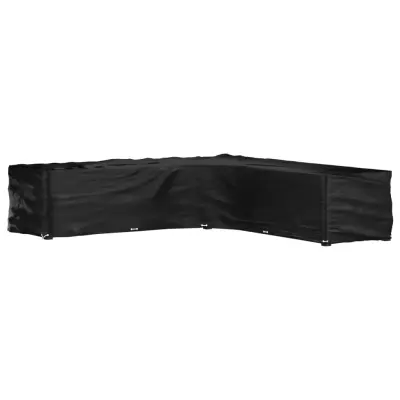 vidaXL Prevleka za vrtno pohištvo L oblike 20 obročkov 300x300x70 cm