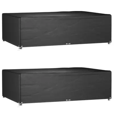 vidaXL Prevleka za vrtno pohištvo 2 kosa 227x152x65 cm pravokotna