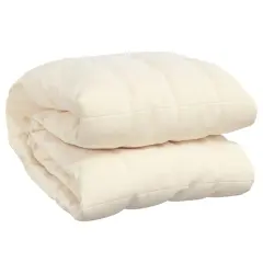 vidaXL Obtežena odeja svetlo krem 120x180 cm 5 kg blago