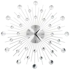 vidaXL Stenska ura s Quartz gibanjem moderen dizajn 50 cm