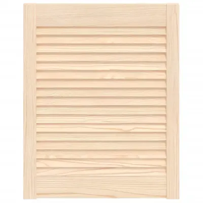 vidaXL Vrata za omarico z letvicami 61,5x49,4 cm trdna borovina