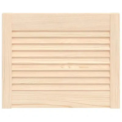 vidaXL Vrata za omarico z letvicami 39,5x49,4 cm trdna borovina