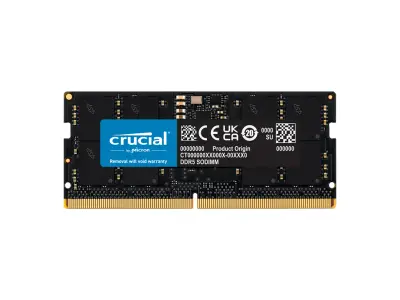 Crucial 32GB DDR5-5600 SODIMM CL46, 1.1V