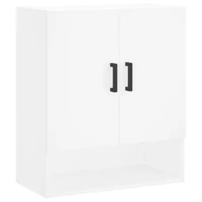 vidaXL Stenska omarica bela 60x31x70 cm inženirski les