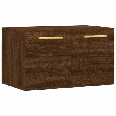 vidaXL Stenska omarica rjavi hrast 60x36,5x35 cm inženirski les