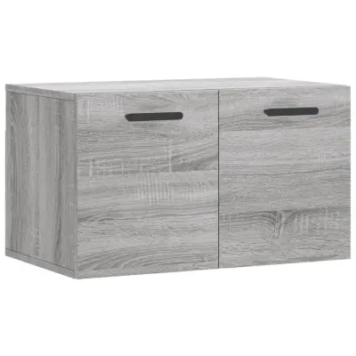 vidaXL Stenska omarica siva sonoma 60x36,5x35 cm inženirski les