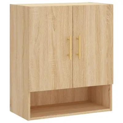 vidaXL Stenska omarica sonoma hrast 60x31x70 cm inženirski les