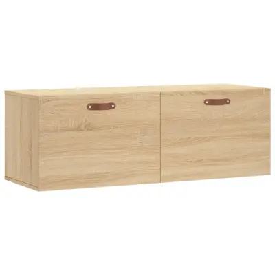 vidaXL Stenska omarica sonoma hrast 100x36,5x35 cm inženirski les