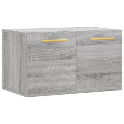 vidaXL Stenska omarica siva sonoma 60x36,5x35 cm inženirski les