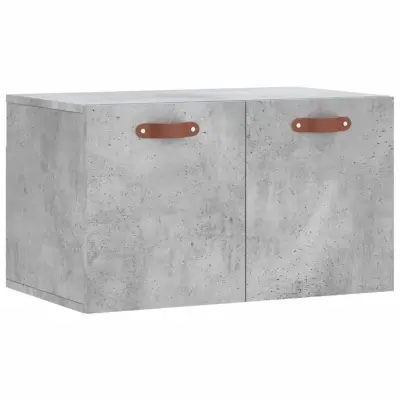 vidaXL Stenska omarica betonsko siva 60x36,5x35 cm inženirski les