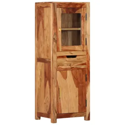 vidaXL Visoka omarica 40x34x110 cm trden akacijev les