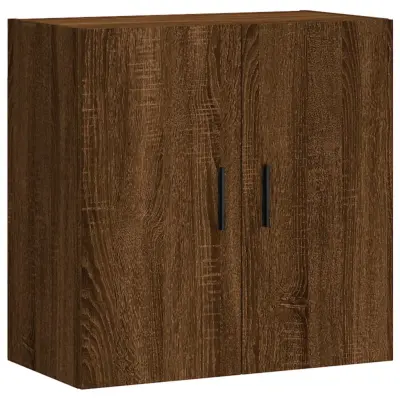 vidaXL Stenska omarica rjava hrast 60x31x60 cm inženirski les